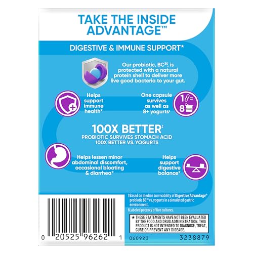 Digestive Advantage product near natural light emphasizing everyday use.