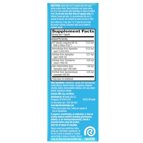 Digestive Advantage probiotic and prebiotic fiber capsule combo.