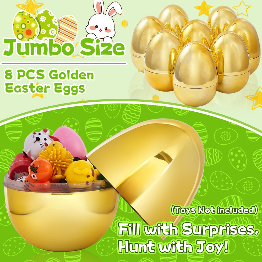 Digwry easter-hunt gold set adds sparkle to hunts and decor.