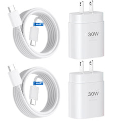 DiHines 30W USB-C charger block with blue finish for rapid phone charging