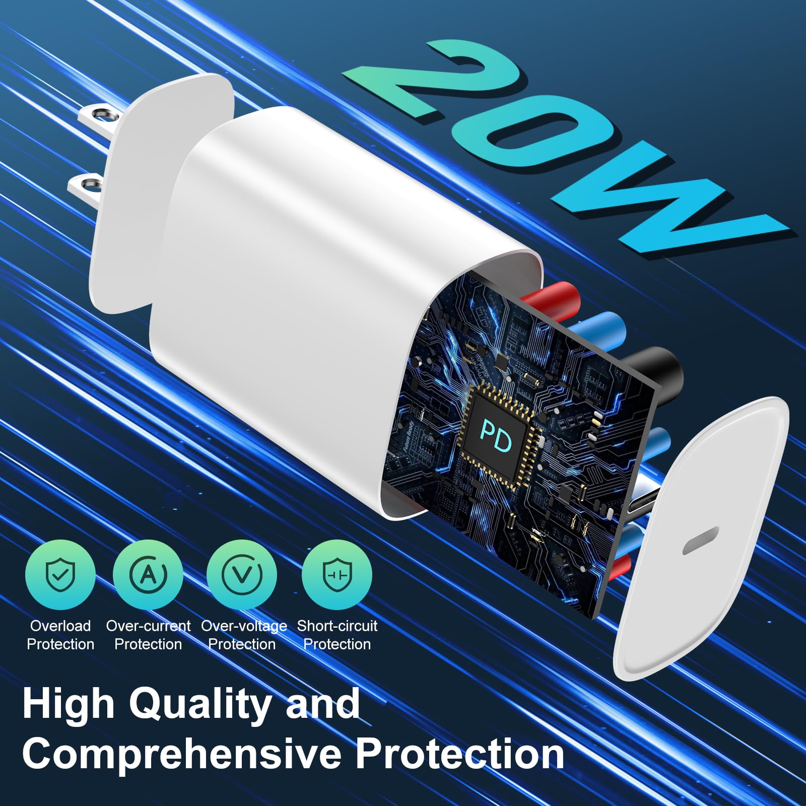 DiHines built-in safety features guard against overcharge and overheating.