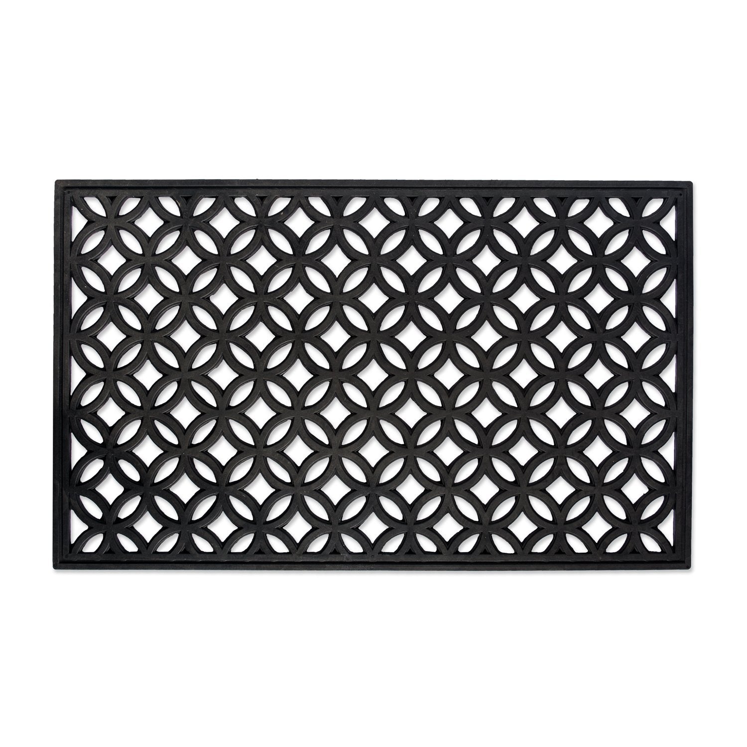 DII rubber doormat lattice all-weather durability for year-round entryways.