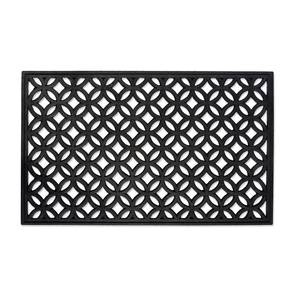 DII rubber doormat lattice all-weather durability for year-round entryways.