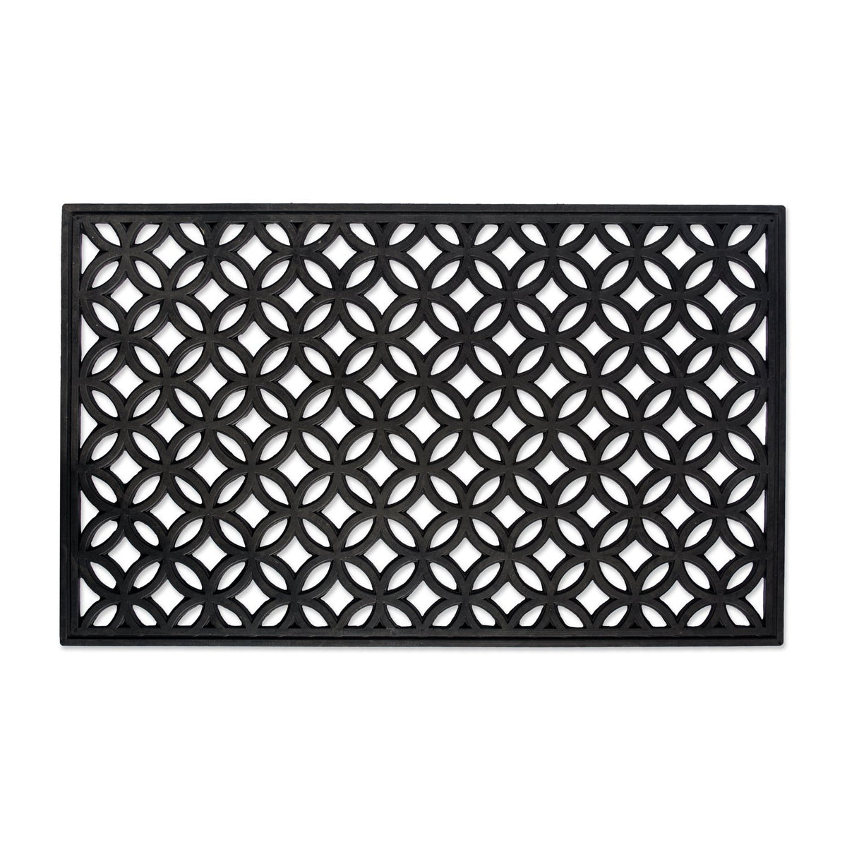 DII rubber doormat lattice all-weather durability for year-round entryways.