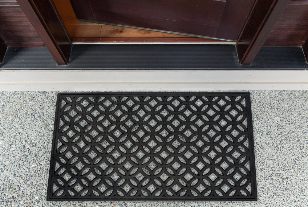 DII all-weather mat resists wear for high-traffic entrances.
