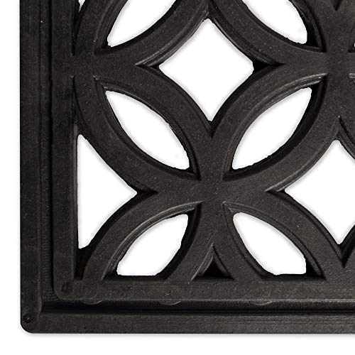 DII mat features water drainage to prevent puddling at entry.