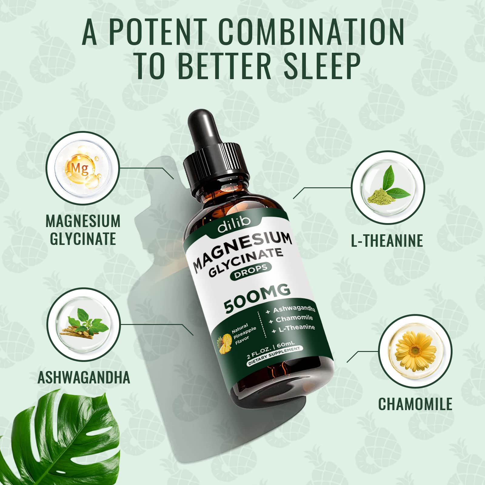 dilib drops under tongue absorption for fast calming effect