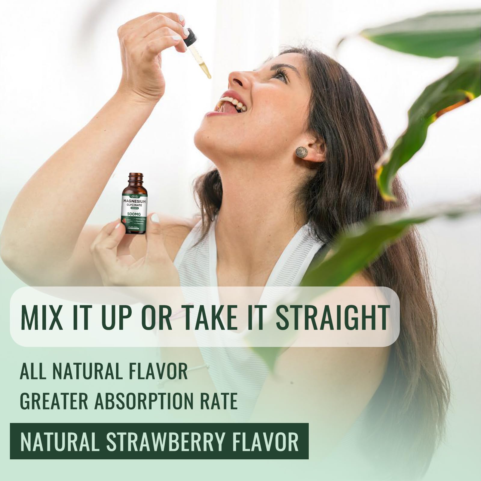 Dilib 60ml travel-friendly bottle fits on the go.