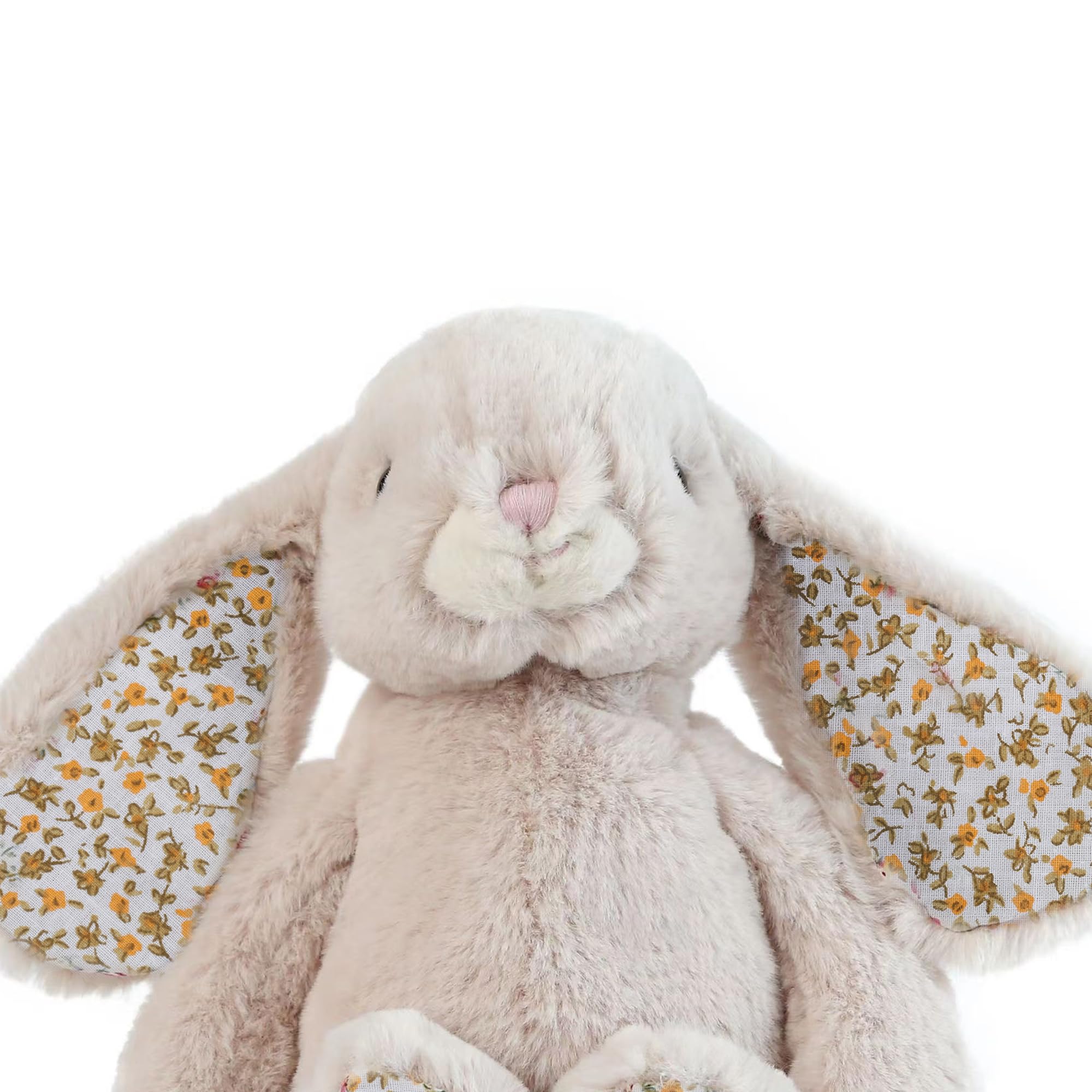 DILLY DUDU Blossom Bunny fluffy fur closeup showing inviting texture.