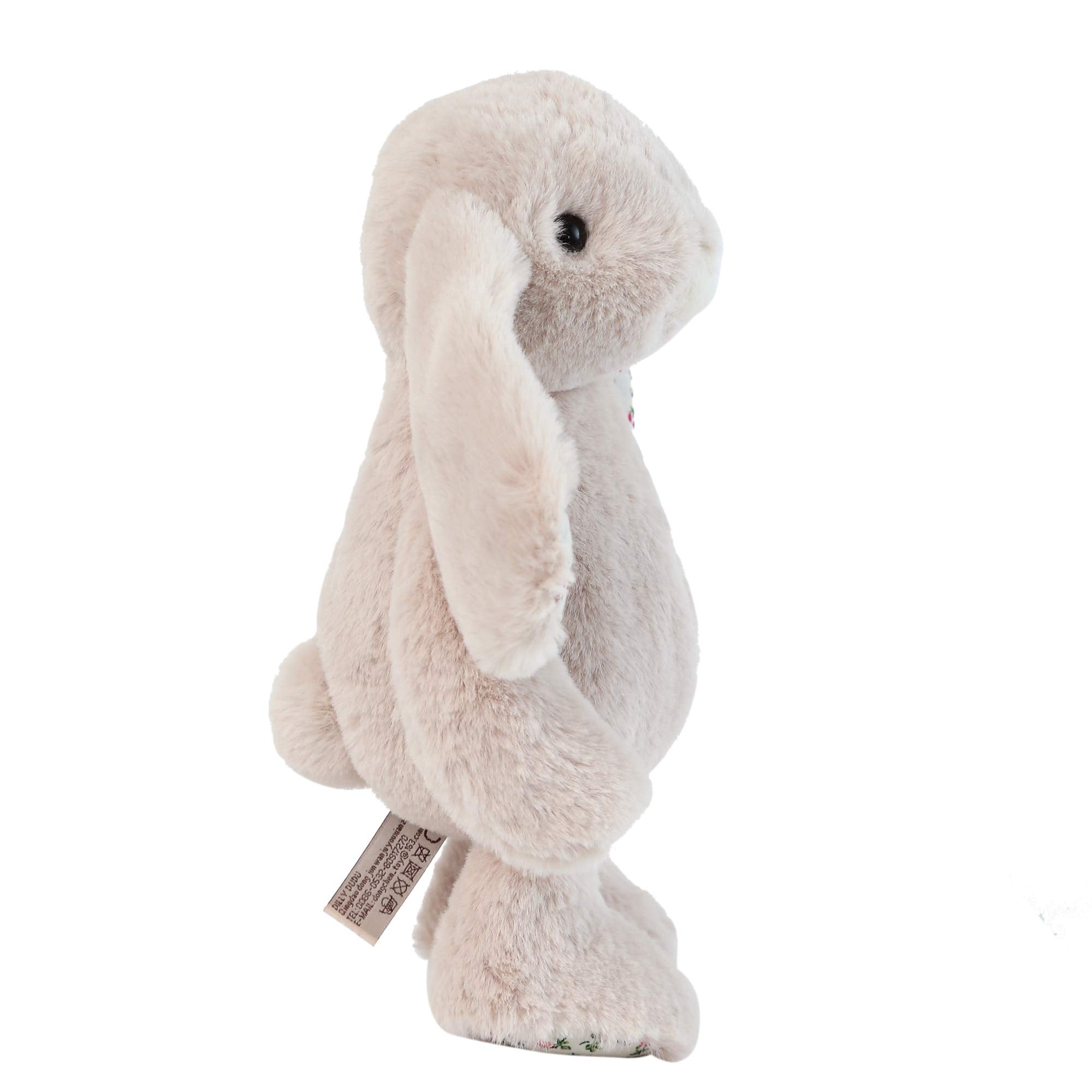 DILLY DUDU Blossom Bunny is machine washable for easy care.