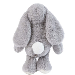 DILLY DUDU gray bunny plush full body, ideal for hugs and imaginative play.