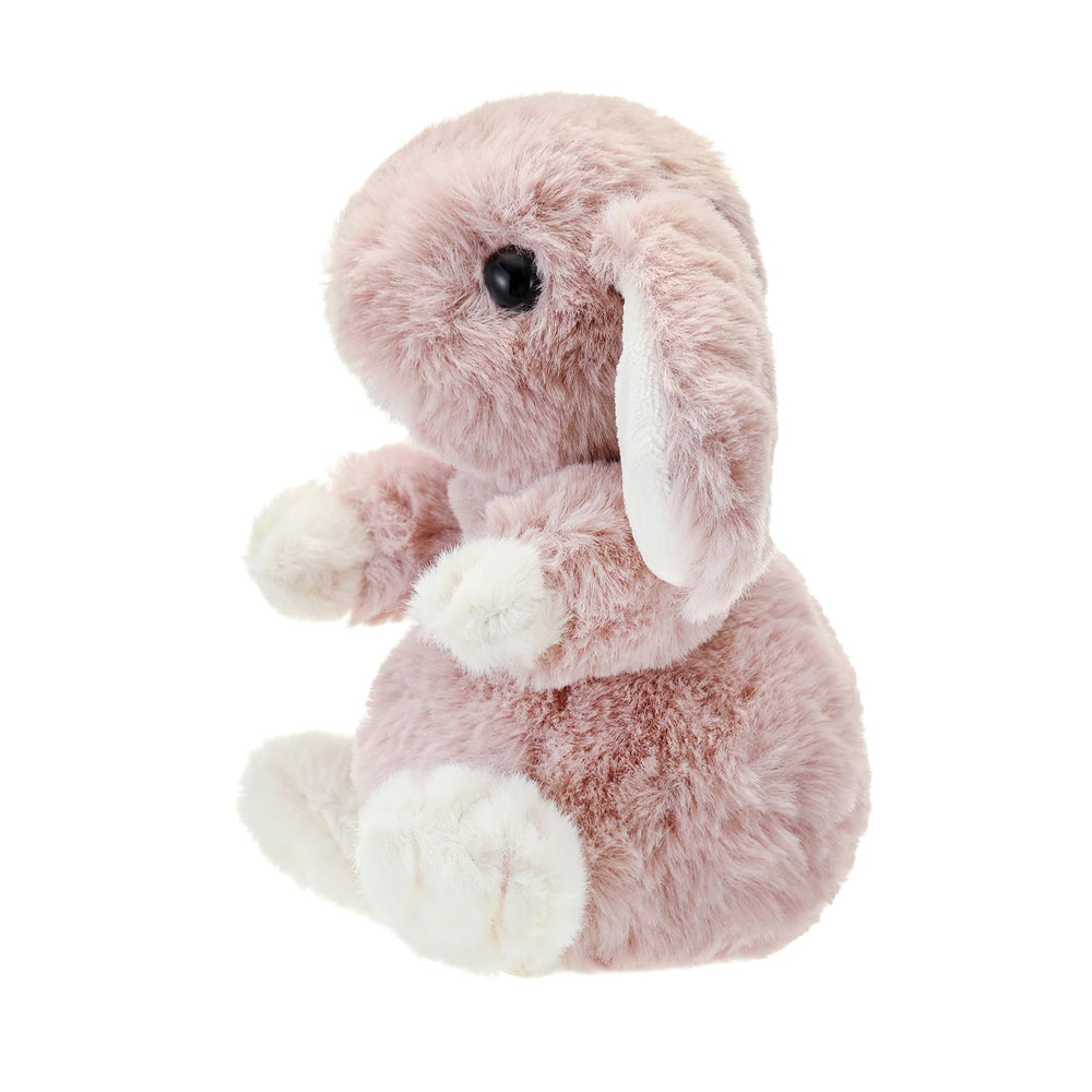 DILLY DUDU Pink Bunny Plush made of soft, durable material for hugs.