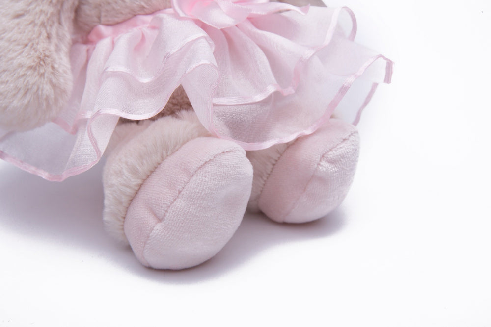DILLY DUDU bunny is surface washable for quick cleanups after adventures.