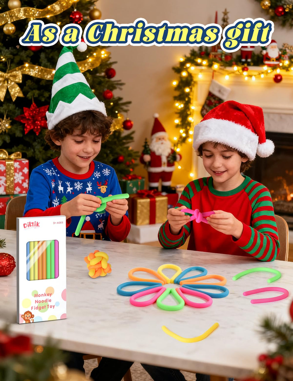 Diltik kid-friendly packaging supports easy gift giving.