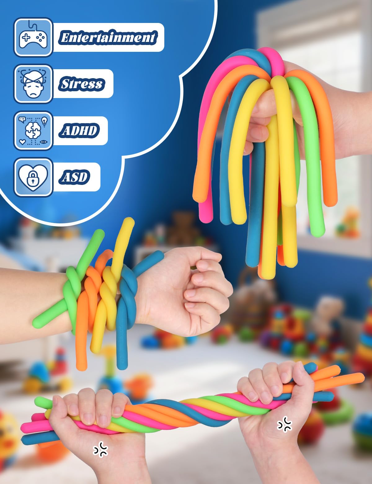 Diltik ten-color sensory set encourages exploration and play.
