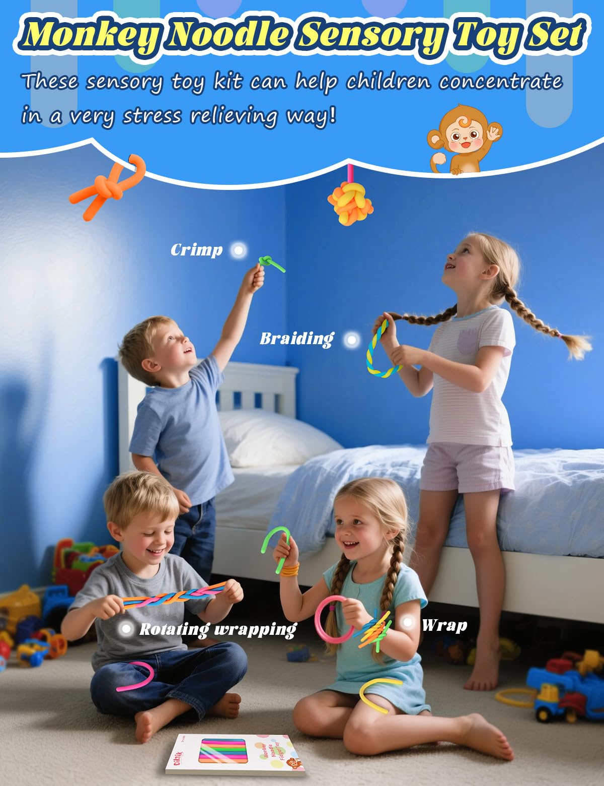 Diltik durable fidget strings resist wear during repeated use.