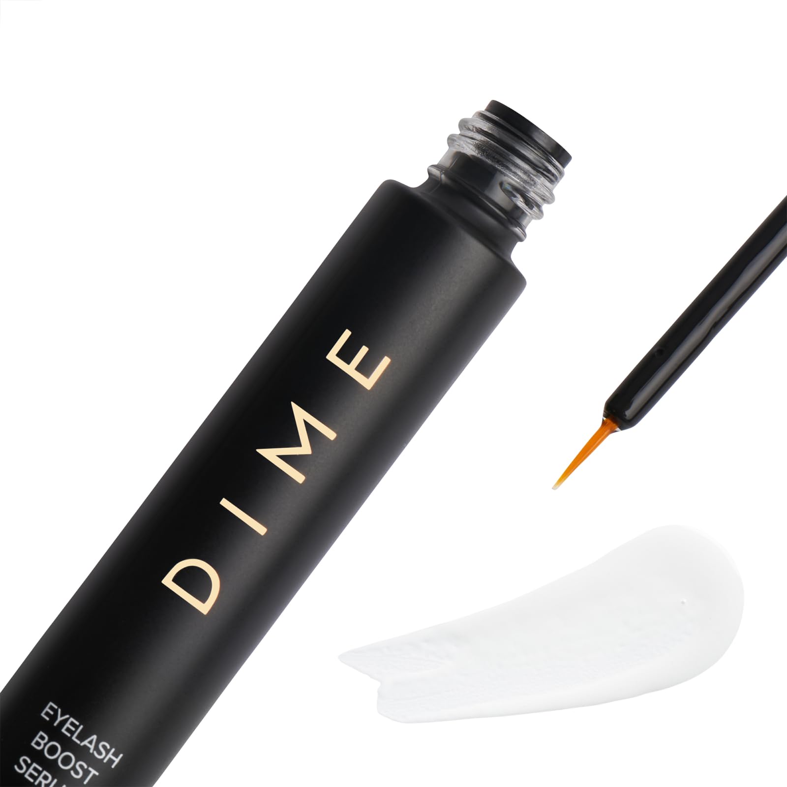 DIME Beauty Eyelash Boost Serum can also be applied to thinning brows for support.