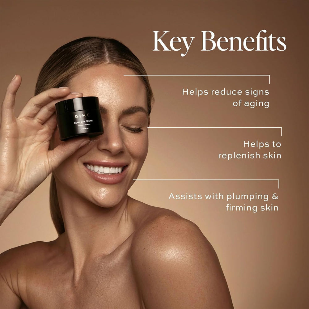 DIME Beauty Moisture Set packaging box showcasing vegan clean skincare branding.