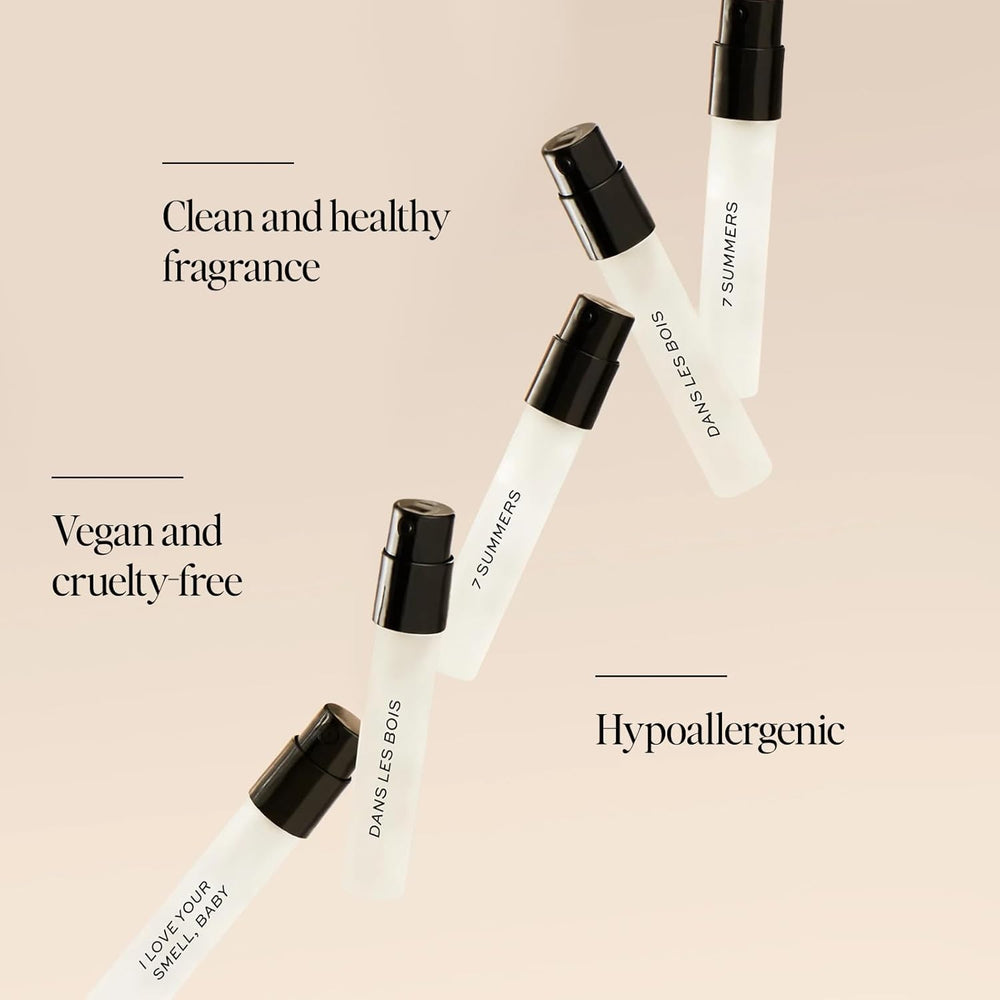 DIME Beauty Perfume Sampler bottle close-up reveals clean design