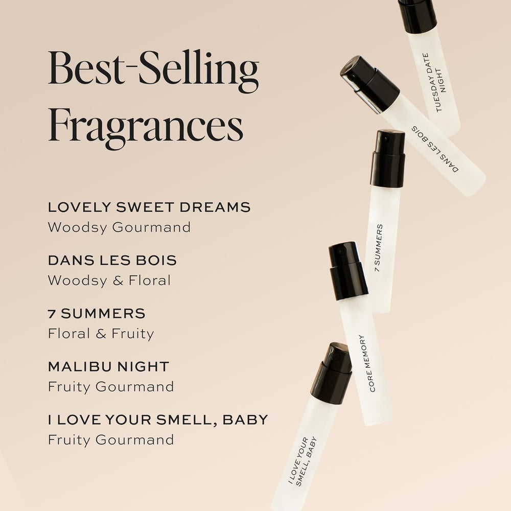 DIME Beauty Perfume Sampler I Love Your Smell Baby reflects intimate soft notes