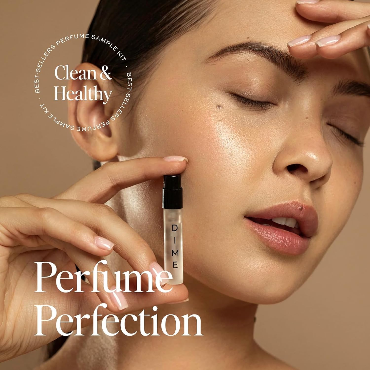 DIME Beauty Perfume Sampler travel case ready for on-the-go fragrance refresh
