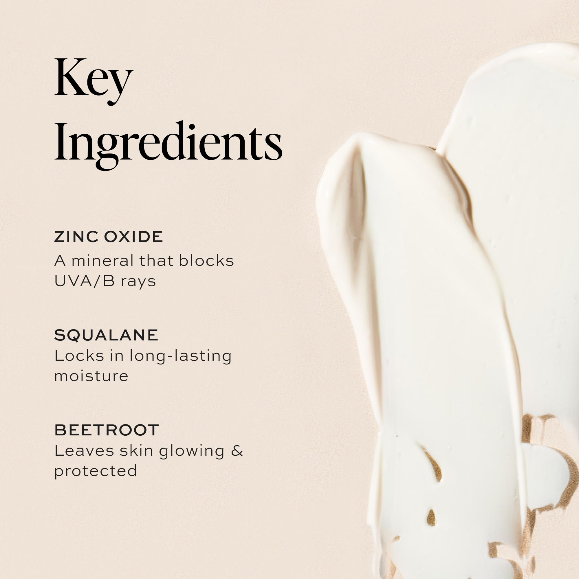 Close-up of lightweight tinted moisturizer texture ideal for everyday wear.