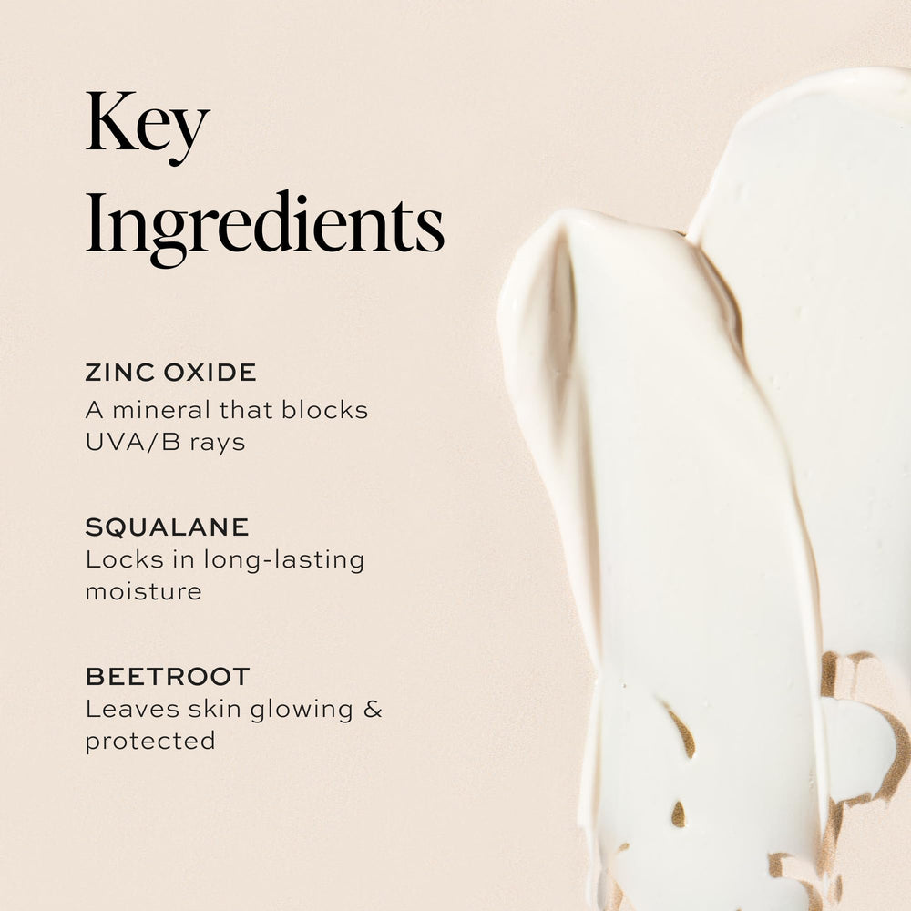 Close-up of lightweight tinted moisturizer texture ideal for everyday wear.