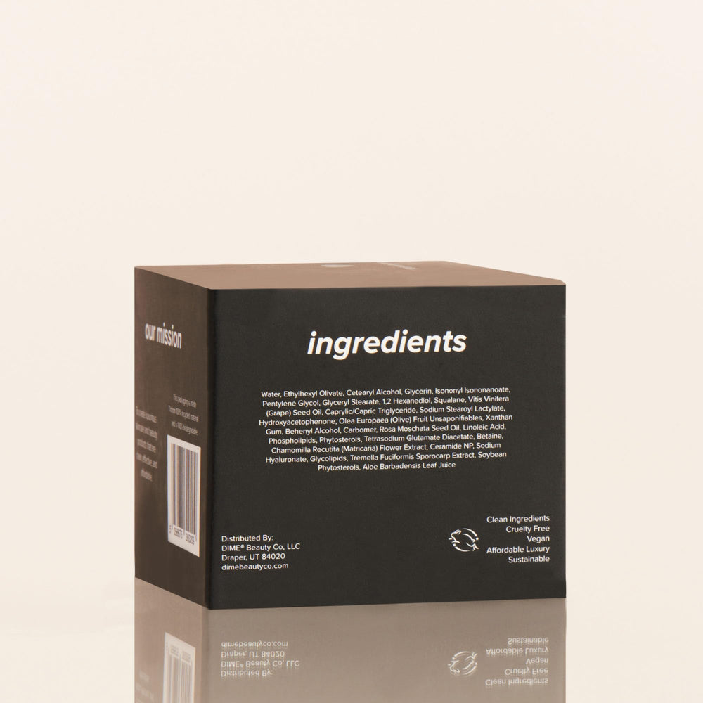 DIME vegan cruelty-free packaging emphasizes clean beauty and ethical sourcing