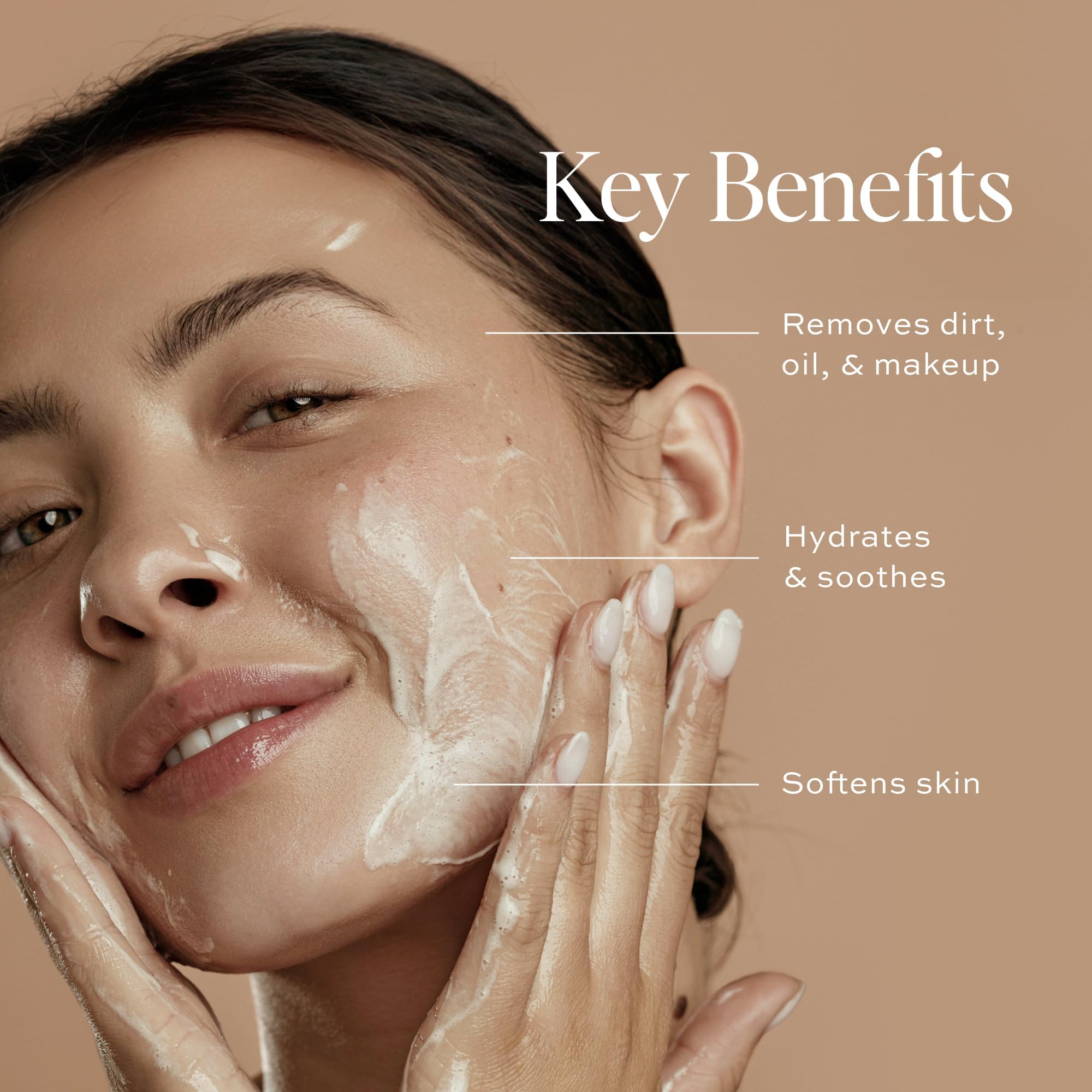 DIME Gentle Jelly Cleanser removing makeup from the eye area