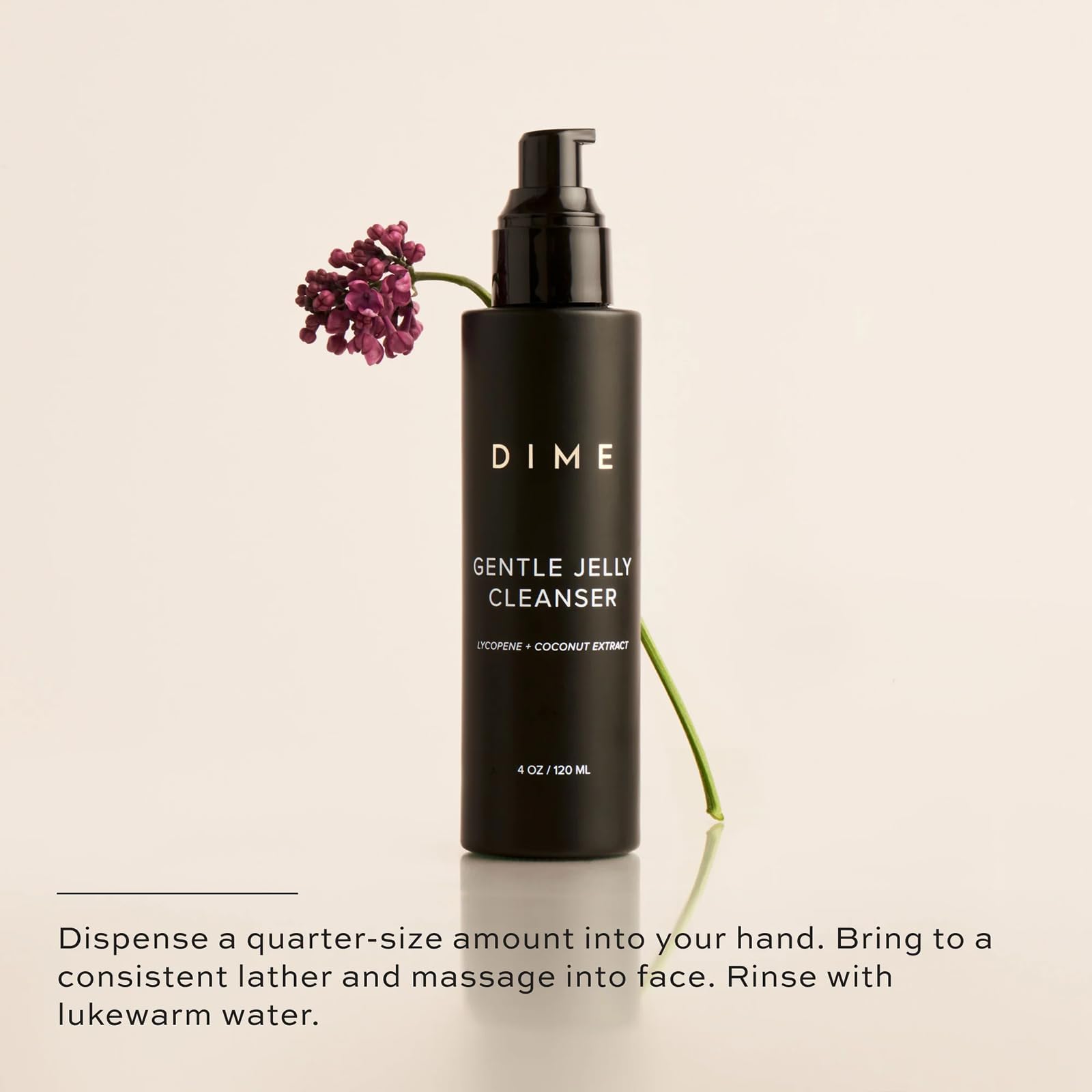 DIME cleanser suitable for sensitive, oily, and dry skin types