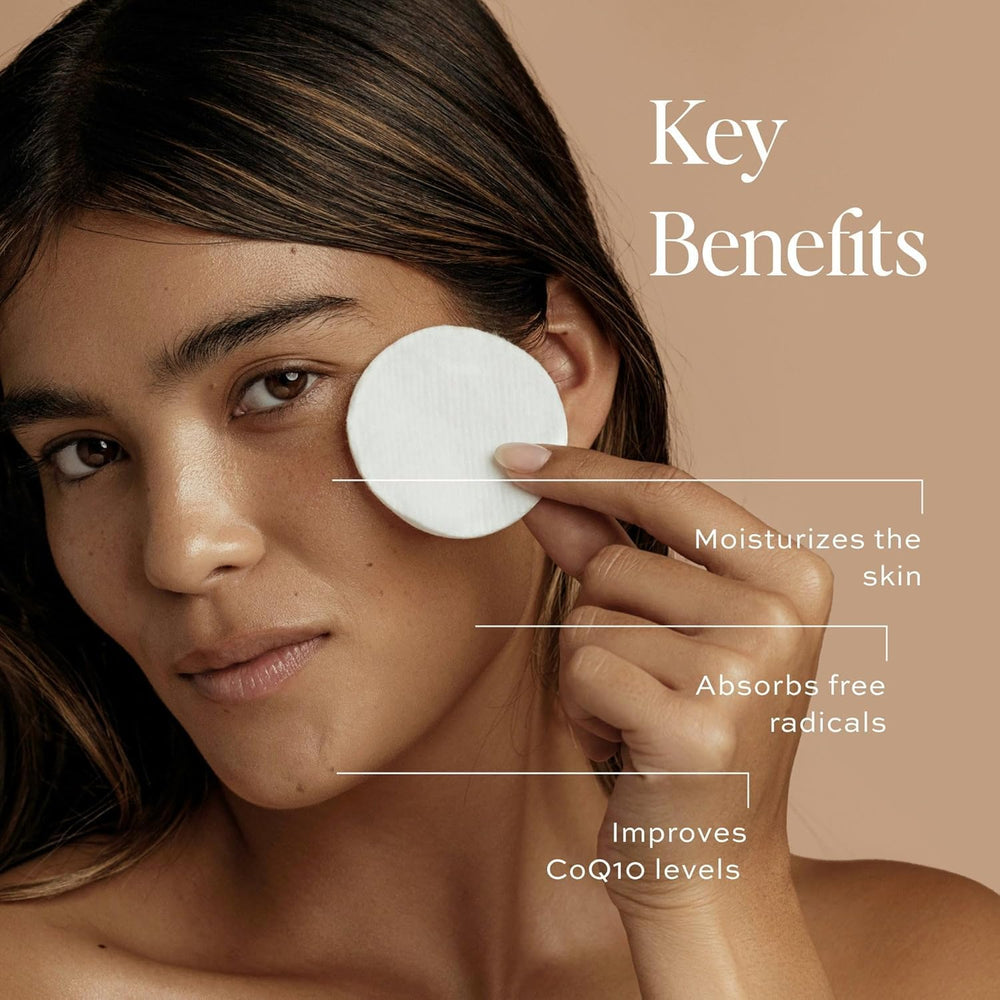 Close-up of DIME toner ingredients highlighting witch hazel and hyaluronic acid