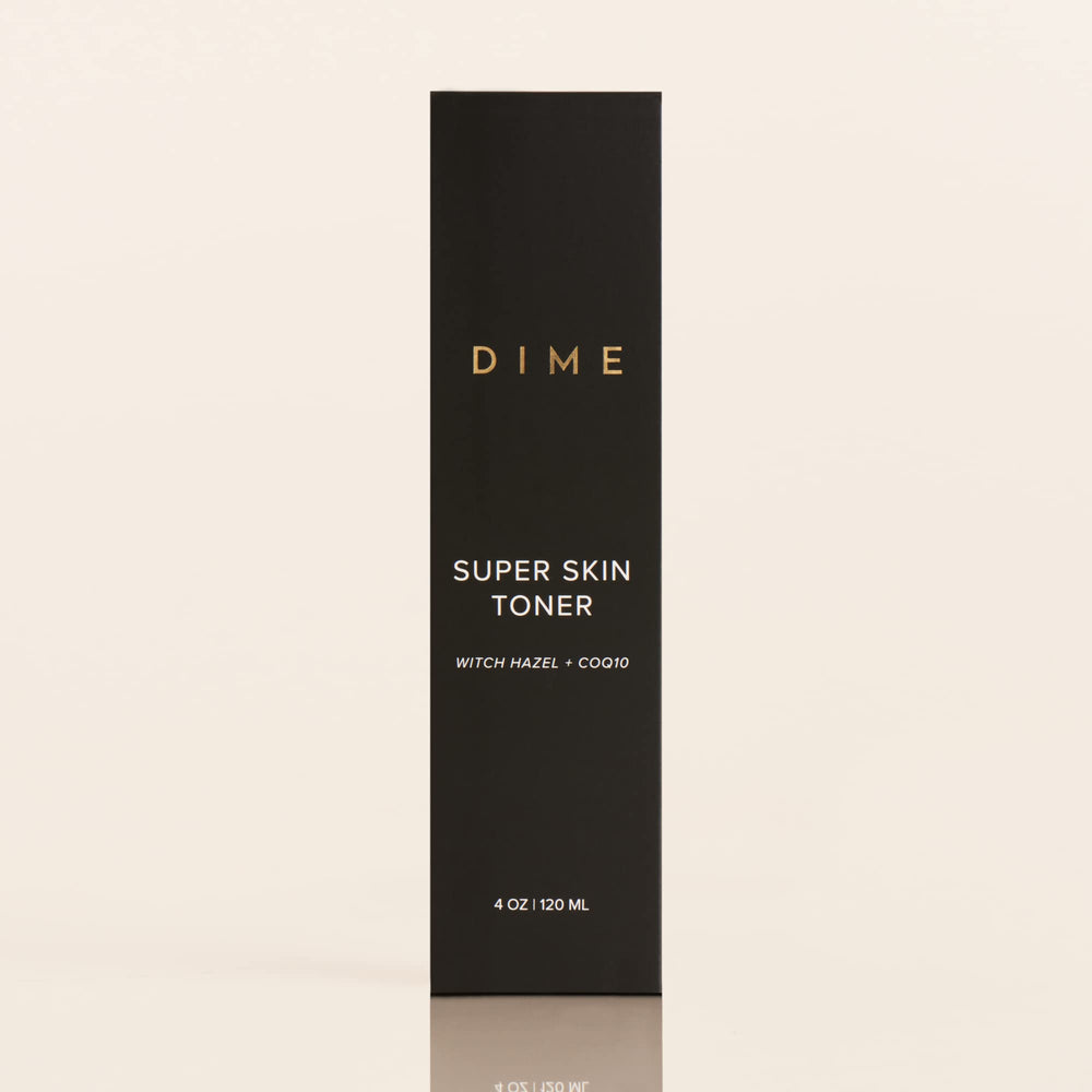 DIME Super Skin Toner demonstrating pore-refining benefits in daily regimen