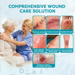 Dimora sterile pads for single-use wound care