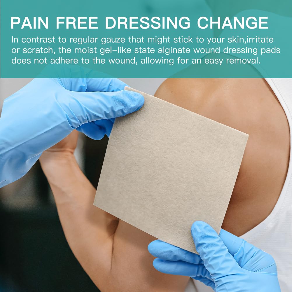 Dimora dressing cut to fit wound contours for precise coverage.