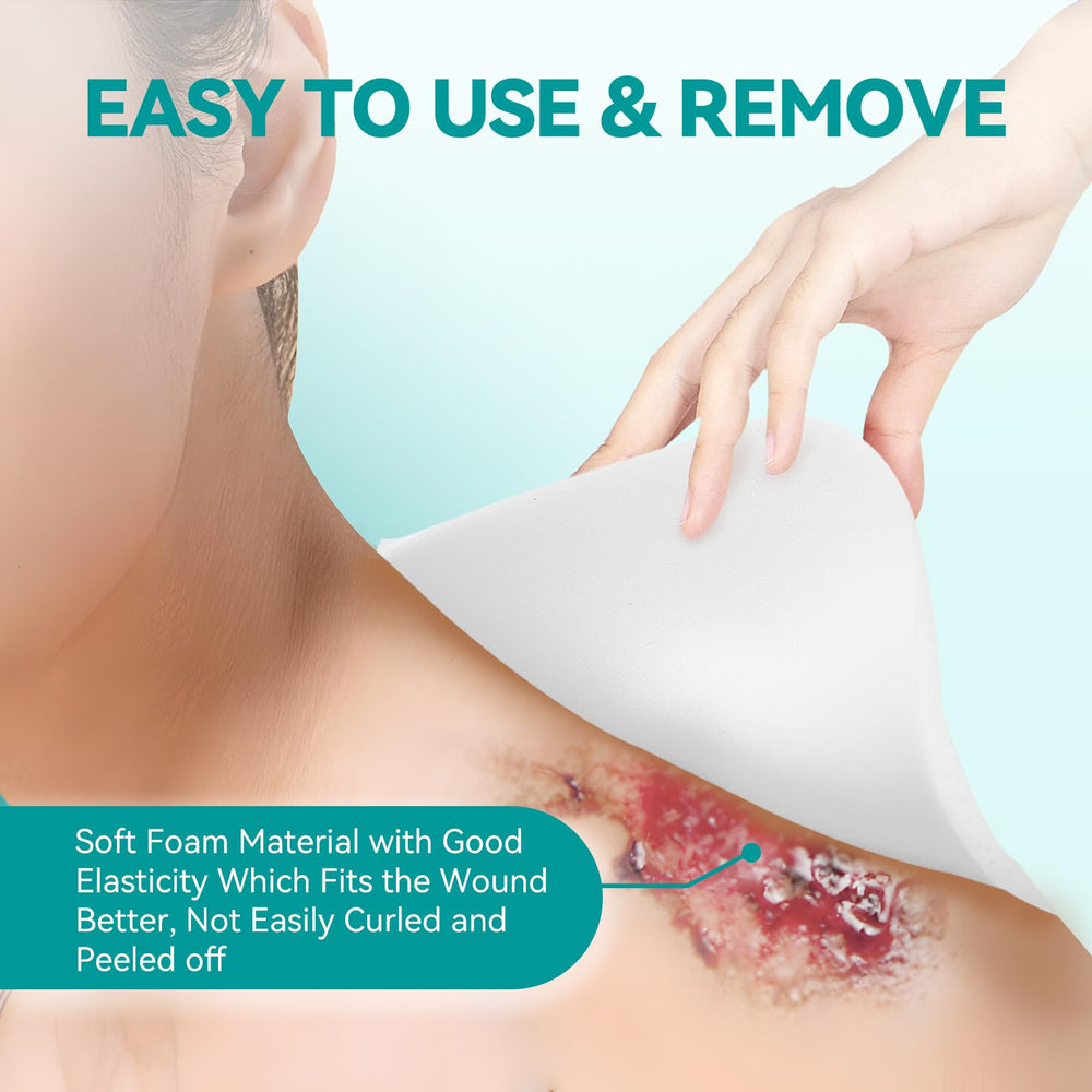Dimora dressing with soft silicone layer enables secure adhesion without sticking.