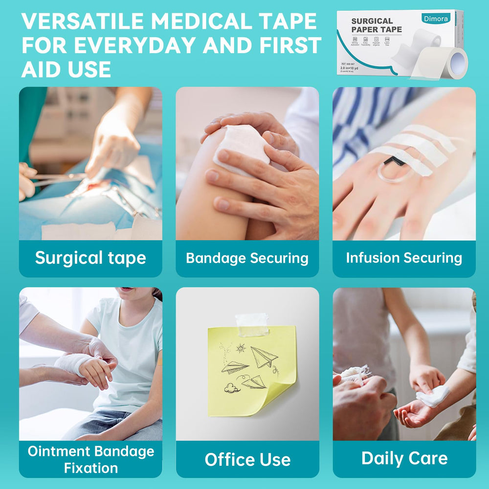 Dimora hand-tearable medical tape enables quick, scissors-free application