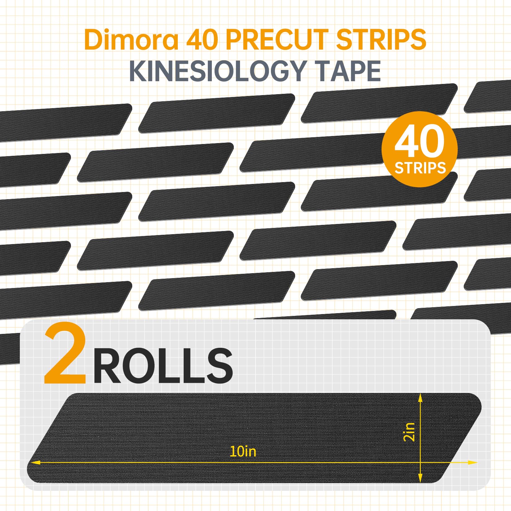 Close-up of Dimora cotton tape texture, latex-free and skin-friendly.