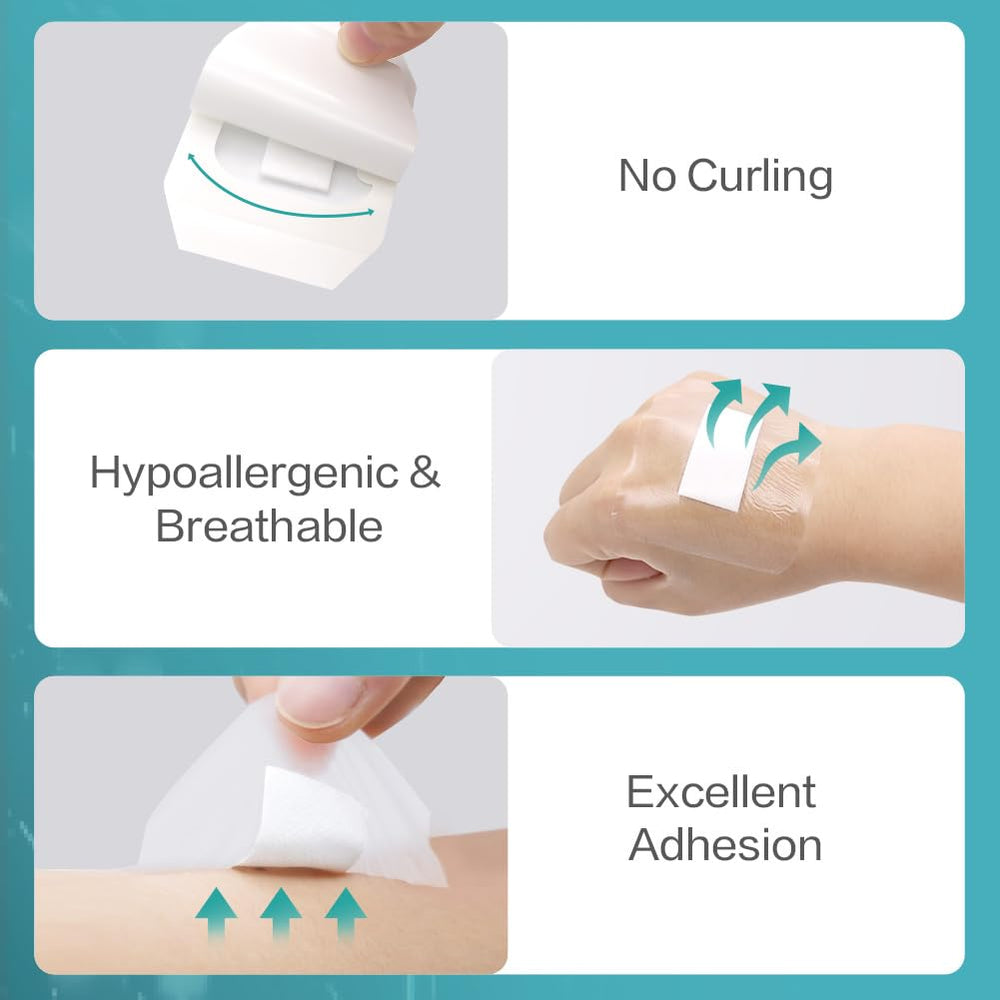 Dimora latex-free hypoallergenic adhesive minimizes irritation during wear.