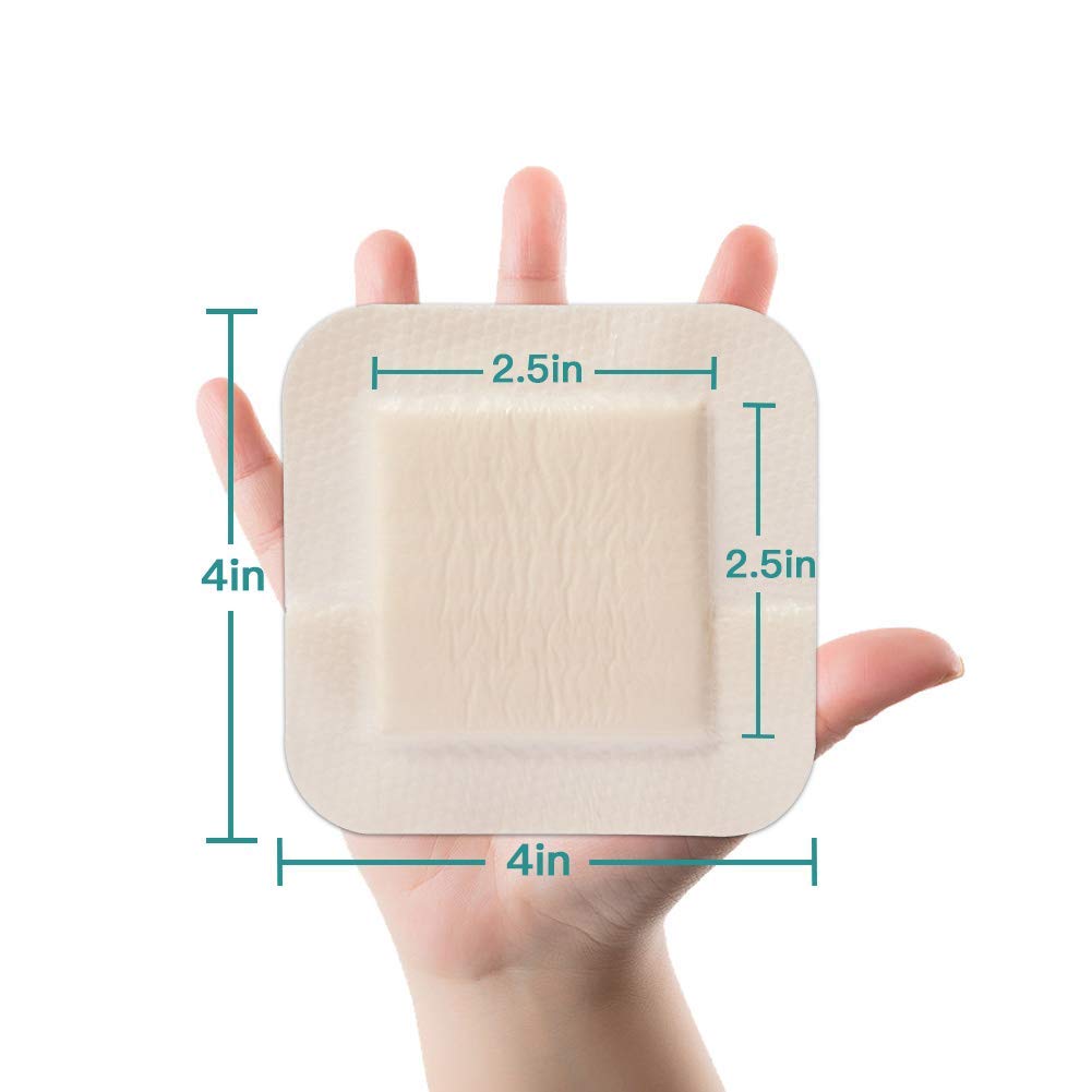 Dimora silicone border dressing for easy removal and gentle changes