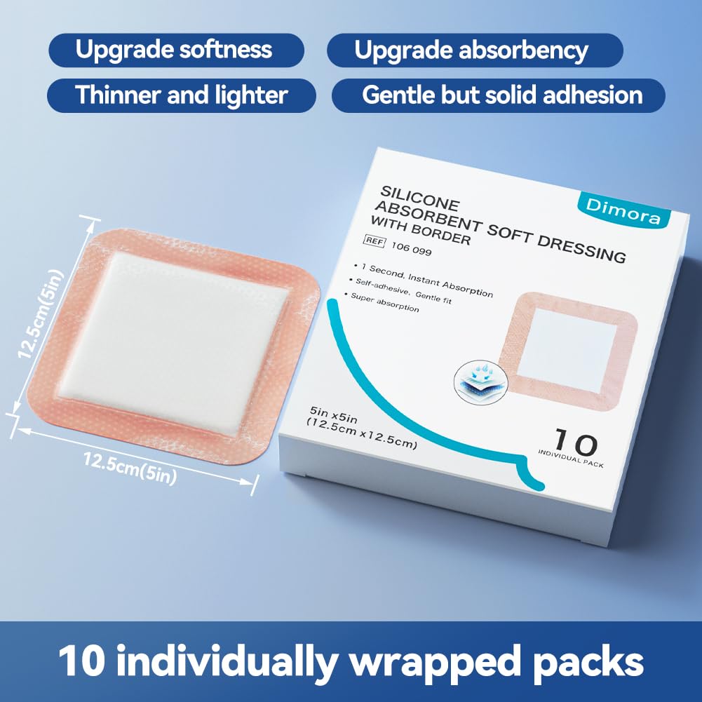 Dimora dressing shows gentle adhesion layer for skin comfort