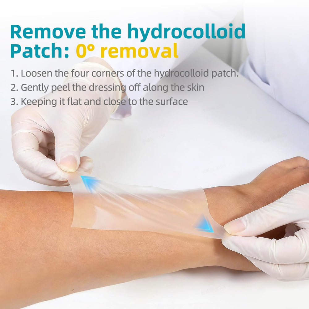 Dimora silicone tape fixation keeps patches securely in place.