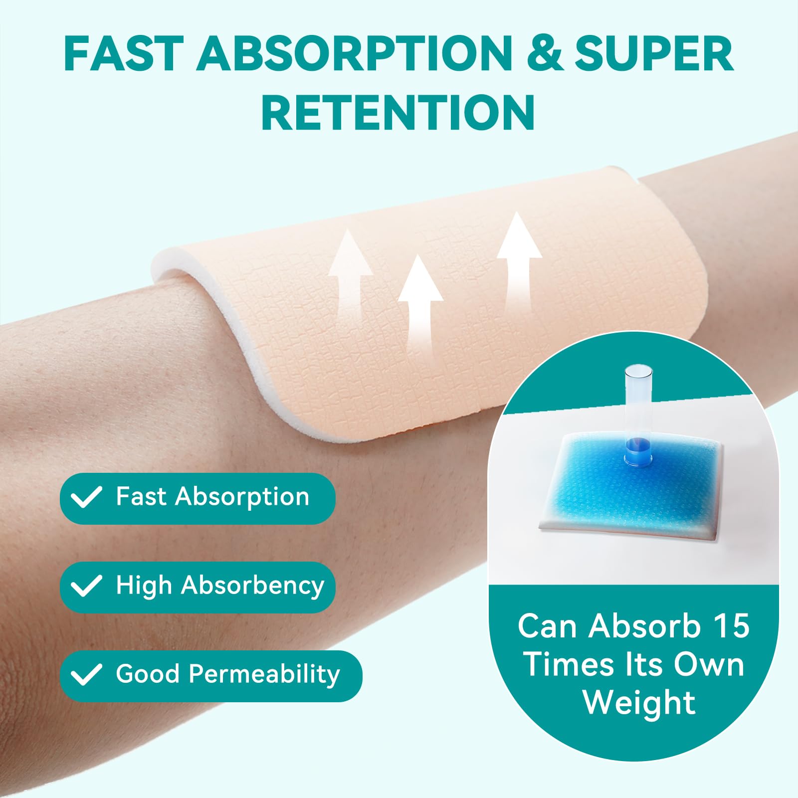 Dimora dressing protects an incision area after surgery.