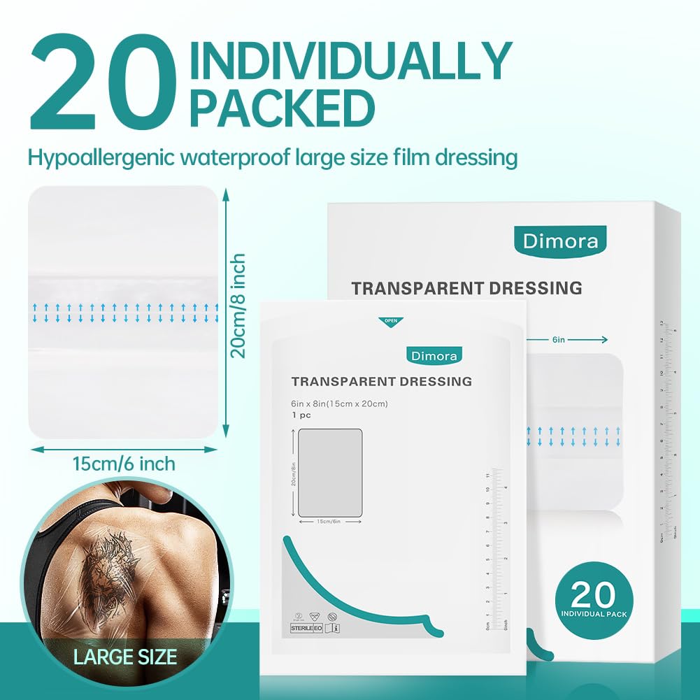 Dimora hypoallergenic adhesive close-up highlighting skin friendly contact