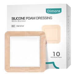 Dimora wound dressing absorption layer closeup showing high fluid absorption capability