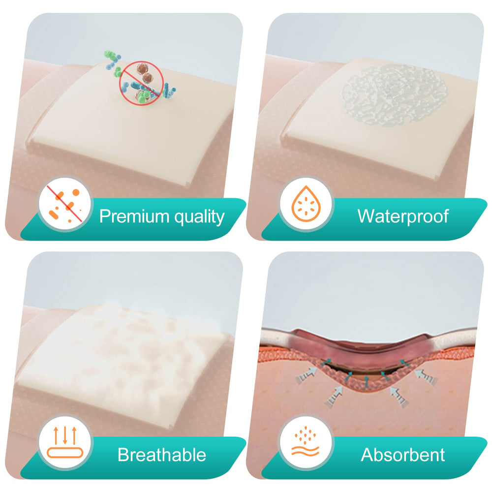 Dimora silicone contact layer image highlights gentle adhesion to dry skin
