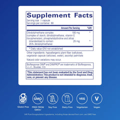 Close-up of Pure Encapsulations DIMPRO 100 capsules for daily use