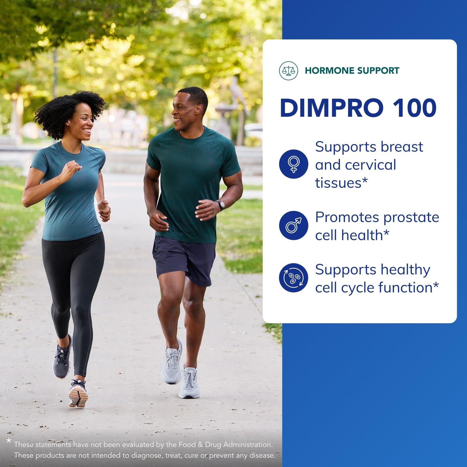 DIMPRO 100 label and packaging highlighting vegan, gluten-free ingredients