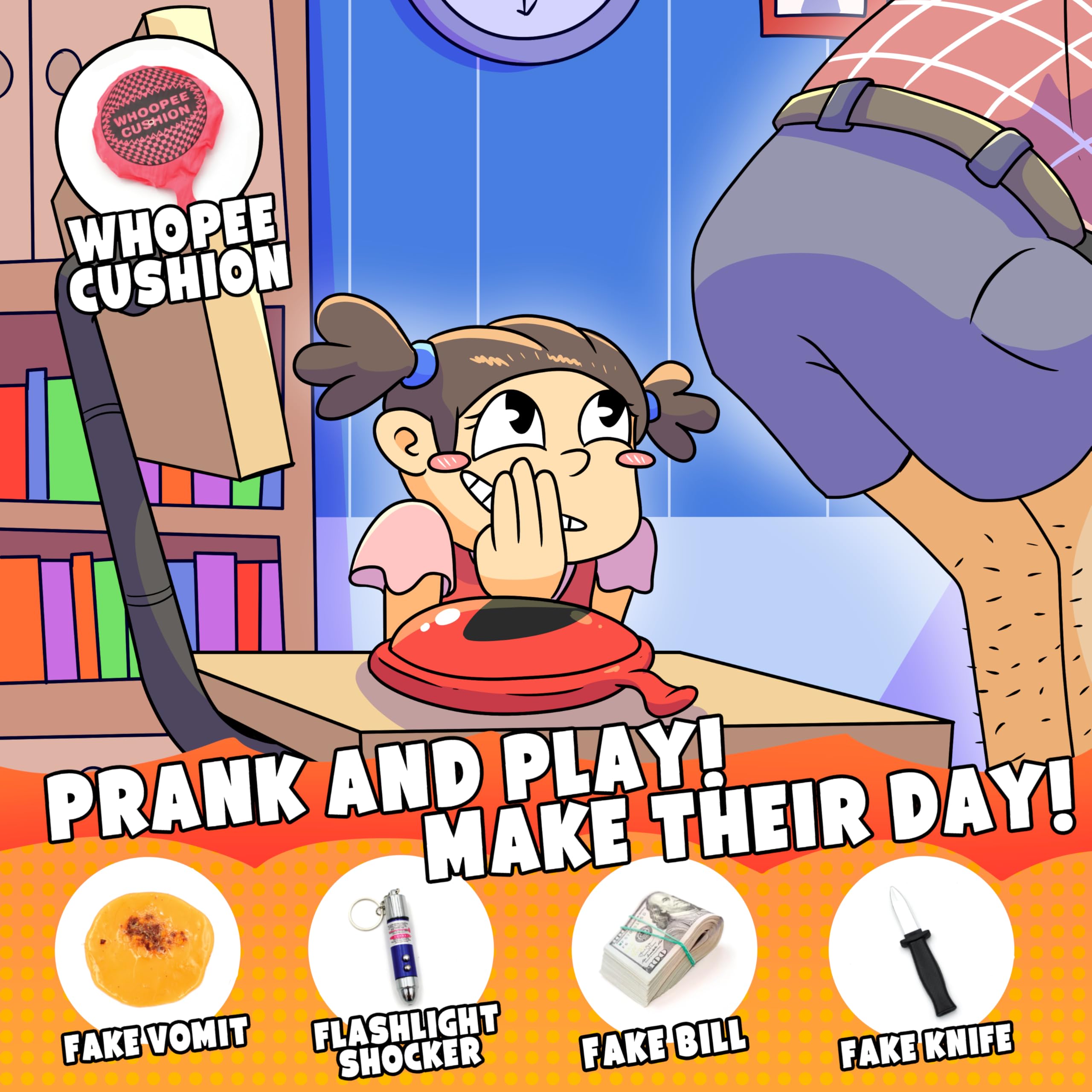 DIMROM bonus inside add extra giggles and unexpected pranks