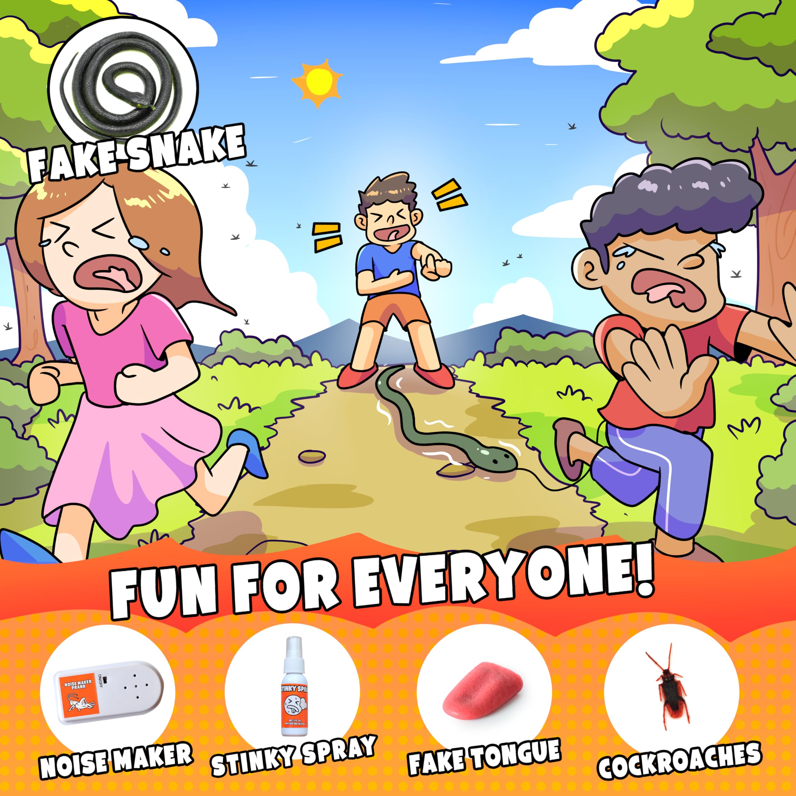 DIMROM party prank set for events and group fun