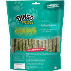 Dingo Dental Sticks real chicken inside highlights tasty, protein-rich chew.